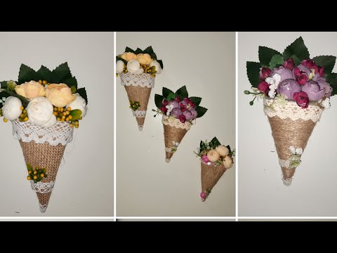 Видео: Магниты на холодильник.  Букет в кулечке, три варианта.