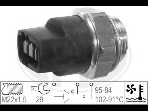 Видео: Термовыключатель вентилятора охлаждения Ауди 80