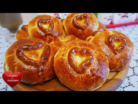 Видео: Дрожжевое тесто на сметане и желтках| Булочки с заварным кремом|вкусная выпечка рецепты