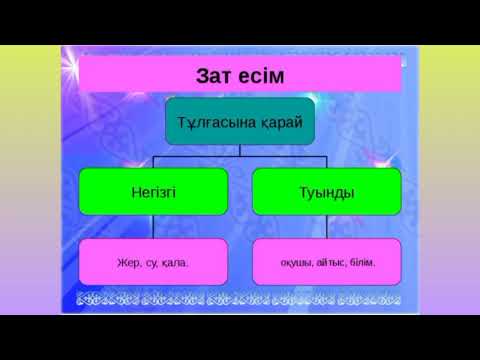 Видео: Зат есім. Қазақ тілі.