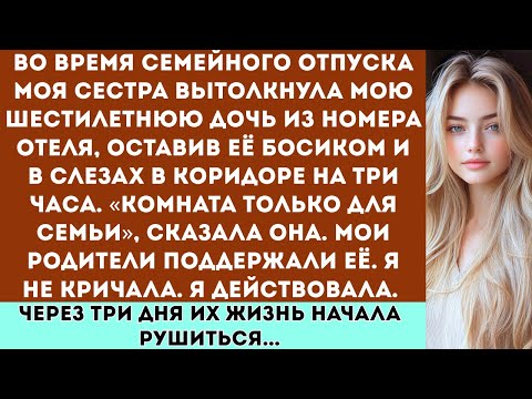 Видео: «Комната только для семьи», — сказала моя сестра, оставив мою дочь босиком в коридоре…