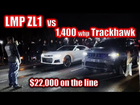 Видео: LMP ZL1 против Jeep Trackhawk мощностью 1400 л.с.