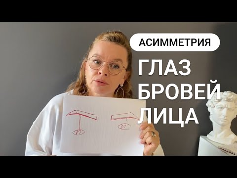 Видео: Асимметрия бровей или глаз? Что делать бровисту?