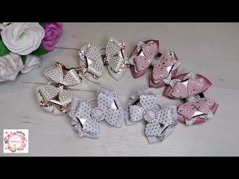 Видео: Идеальные школьные бантики за 5 минут. DIY MK ribbon Eco-leather