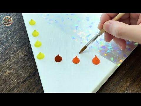 Видео: Потрясающий трюк с акриловой живописью: как я нарисовала ЛЮБОВЬ на НОЧНОМ НЕБЕ — полный урок по а...