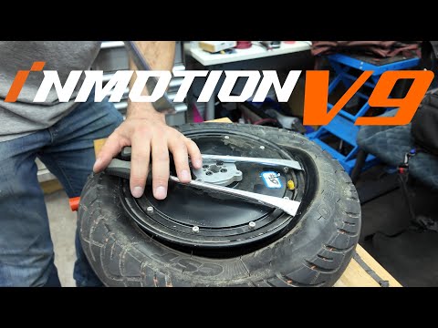 Видео: Замена шин Inmotion V9