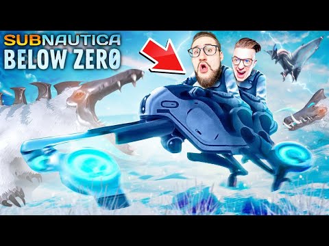 Видео: ПОСТРОИЛИ ЛЕТАЮЩИЙ МОТОЦИКЛ! БИТВА С МОНСТРОМ В КООП ВЫЖИВАНИИ В SUBNAUTICA BELOW ZERO #8