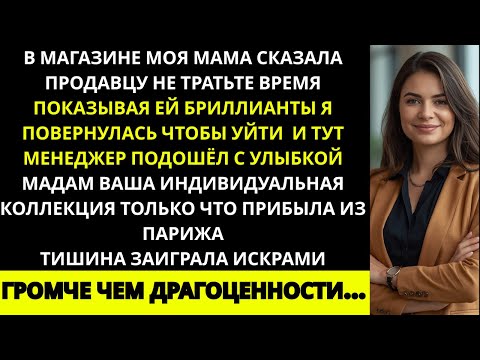 Видео: Мама насмехалась надо мной в ювелирном магазине пока менеджер не раскрыл кем я на самом деле являюсь