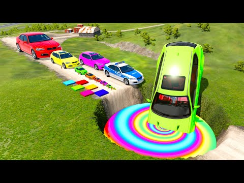 Видео: БОЛЬШИЕ И МАЛЕНЬКИЕ МАШИНКИ против ГИГАНТСКОЙ ЯМЫ #120 - BeamNG.drive Ninja BeamNG !