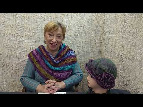 Видео: Шляпка "Вечерняя прогулка". Обзор.  Мастер-класс по вязанию крючком от О. С. Литвиной.