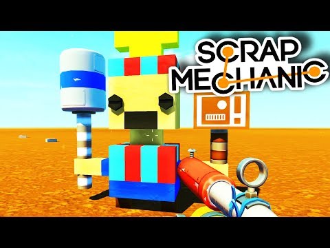 Видео: КРУТЫЕ ПОСТРОЙКИ В СКРАП МЕХАНИК РОБОТ ► Scrap Mechanic
