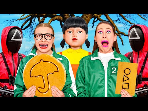 Видео: Игра в Кальмара 2 в Реальной Жизни Челлендж | Попробуйте Выиграть в Игру в Кальмара BaRaDa Challenge