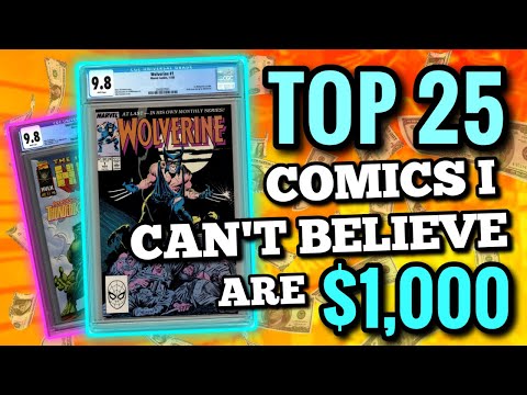 Видео: 25 лучших комиксов, в которые, как мне кажется, можно поверить, что они стоят 1000 долларов!