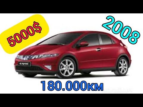 Видео: Honda Civic 5D самый низ рынка