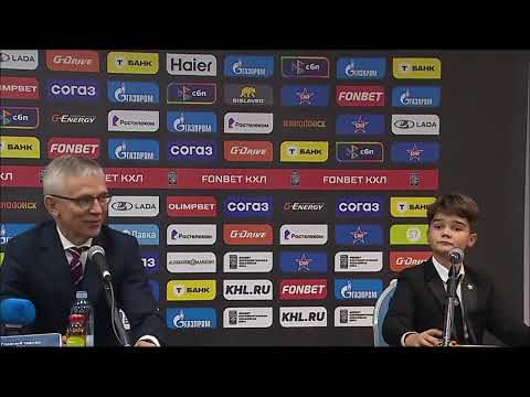 Видео: СКА - Сибирь. Профессор ЛАРИОНОВ: «Меня не обманешь. Недоволен ГОЛДОБИНЫМ». Пресс-конференция. КХЛ