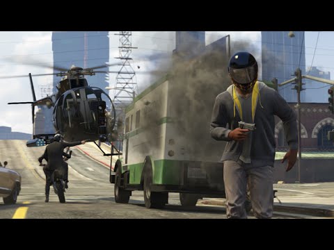 Видео: Посадить самолет в городе? Легко! [#CRAZY LS] GTA Online PS4