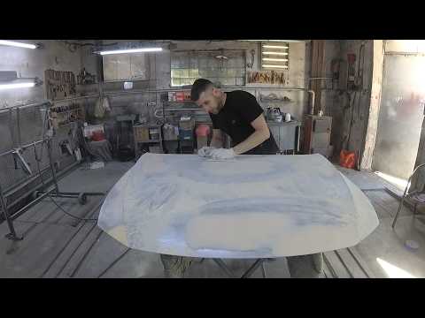 Видео: Переделываю капот VW Passat B8 покрашенный в Германии | UHS лак Sprint 69 Plus