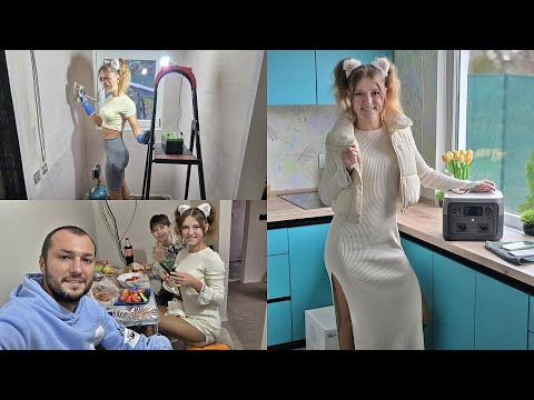 Видео: Без света красим летнюю кухню