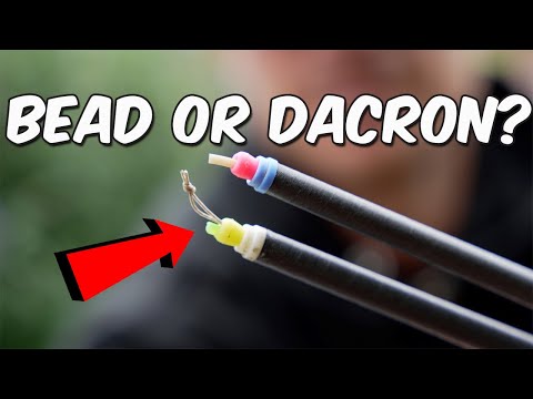 Видео: Как завязывать дакроновые коннекторы и прямое соединение бусин | Советы по удочной рыбалке