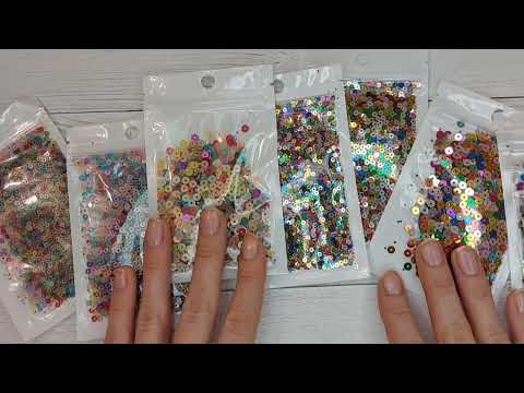 Видео: Пайетки с Алиэкспресс (тест на устойчивость)