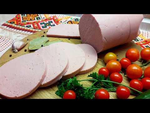 Видео: 🥩🥩Варена ковбаса.Куряча варена ковбаса.Рецепт.🥩🥩