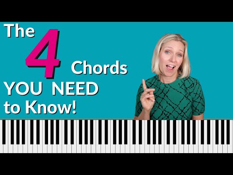 Видео: Четыре аккорда для фортепиано, которые ВАМ нужно знать **СКАЧАТЬ БЕСПЛАТНО!!**
