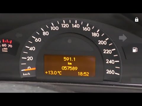 Видео: УНИКАЛЬНОЕ СОСТОЯНИЕ ИЛИ СКРУЧЕНЫЙ ПРОБЕГ? ВЫЯСНЯЕМ! MERCEDES W203 KOMPRESSOR с километражом 57000.