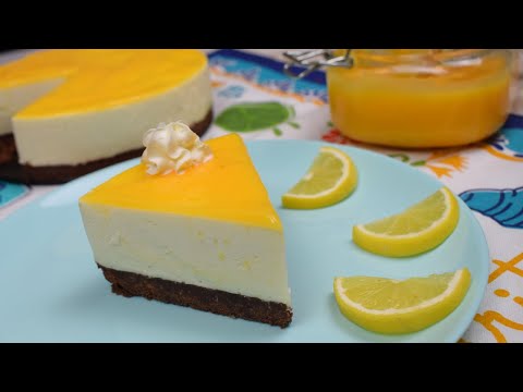 Видео: Лимонный чизкейк без выпечки