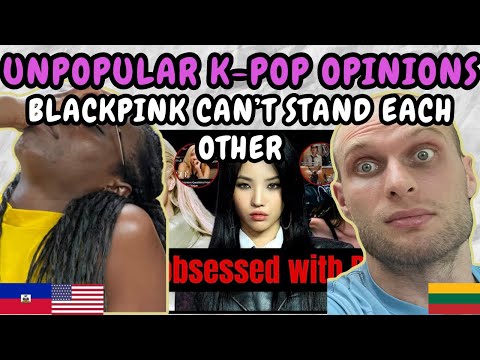 Видео: РЕАКЦИЯ НА НЕПОПУЛЯРНЫЕ МНЕНИЯ О K-POP, ПОТОМУ ЧТО BLACKPINK ТЕРПЯТ ДРУЗЬЯ.