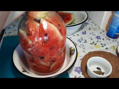 Видео: КОНСЕРВИРУЕМ АРБУЗЫ  очень вкусно!!!!