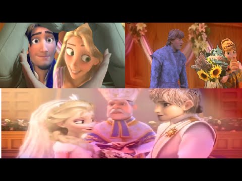 Видео: Мы верим в любовь | Эльза; Рапунцель; Анна; Джек; Юджин; Кристофф