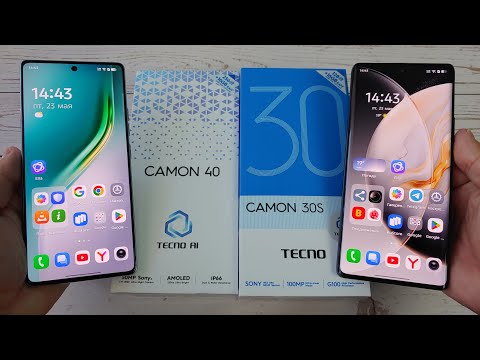 Видео: TECNO CAMON 40 vs TECNO CAMON 30S Чем отличаются? Какой лучше?