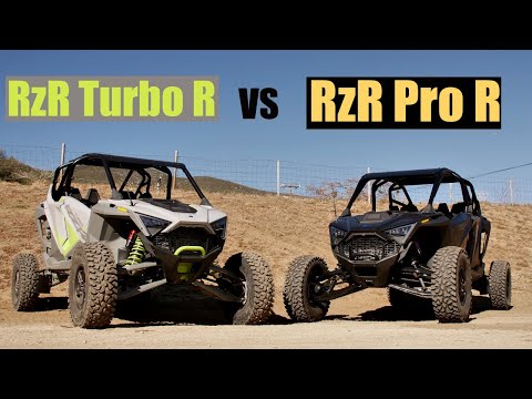 Видео: Polaris RZR Pro R против Polaris RZR Turbo R — состязание — Журнал UTV Action