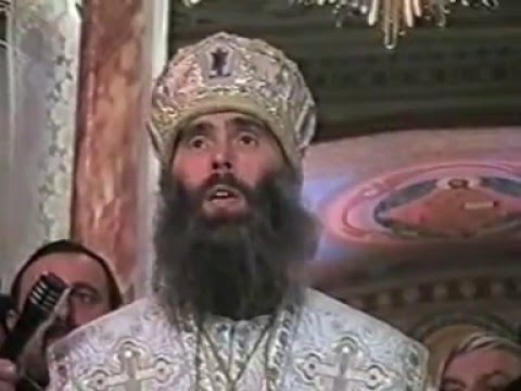 Видео: Погребение архиепископа Евфимия (Шутак). 19.01.2000.