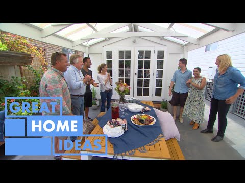 Видео: Мы превращаем этот задний двор в идеальное место для развлечений на свежем воздухе | Отличные иде...