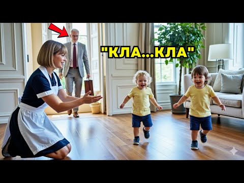 Видео: Близнецы миллионера родились парализованными и немыми — пока новая служанка не сотворила чудо.