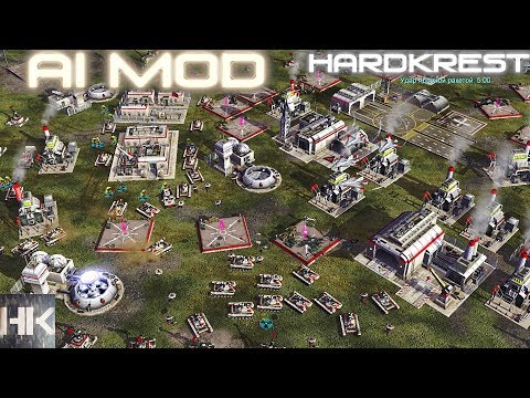 Видео: Command & Conquer Generals Zero Hour AI Mod - Insane - FFA - Супер дура