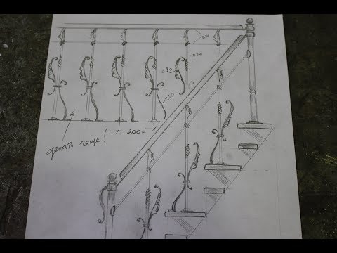 Видео: Artistic forging 1 part. Кованое ограждение. Кованые элементы.