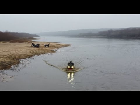 Видео: Stels Guepard РМ-800 РМ-650-2.  Едем на Оку