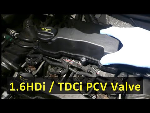 Видео: Как заменить (или не заменить) клапан PCV на двигателях 1.6HDi/TDCi (Peugeot/Citroen/Ford/Volvo)