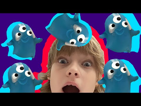 Видео: КТО ЗДЕСЬ КТО!? Сколько приведений??? Играем в PLAY DOH TOUCH!!!