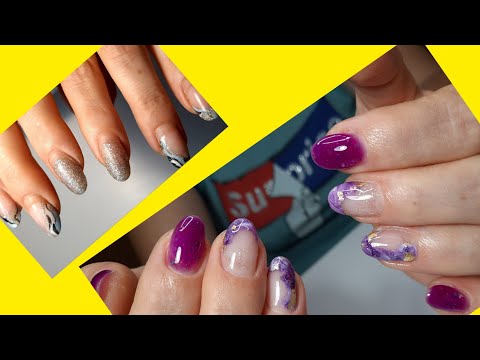 Видео: *424*Взяла и отрезала пол ногтя.Ремонт.Коррекция гелем./gel nail correction. repair