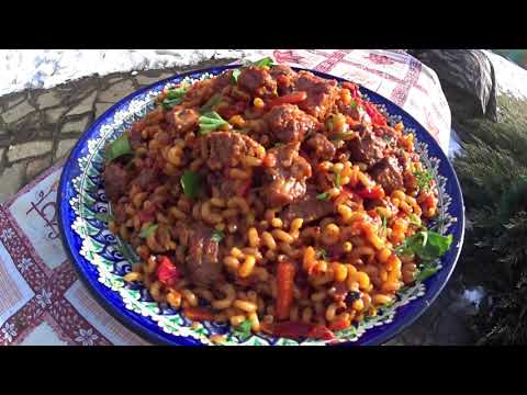 Видео: СТОИТ КОПЕЙКИ А РЕЗУЛЬТАТ Макароны с Мясом в Казане.БЕЗ ДОБАВКИ НЕ СМОЖЕТЕ.