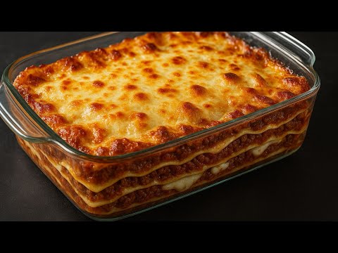 Видео: Как приготовить вкусную лазанью дома! Рецепт за 10 минут!