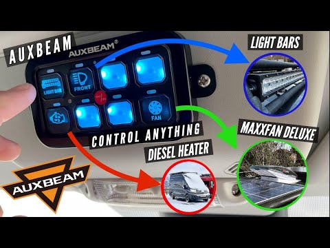Видео: Управляйте ВСЕМ в кемпервене! | Панель управления AUXBEAM