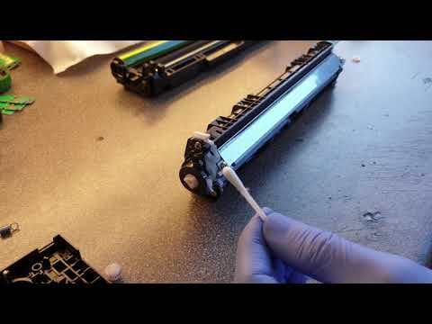 Видео: Заправка картриджа Canon 045 // Cartridge refill Canon 045