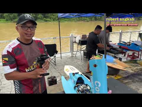 Видео: Гонка на радиоуправляемых моторных лодках Kanowit River Challenge 2025
