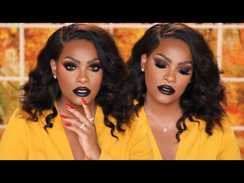 Видео: Легкий темный осенний смоки-ай