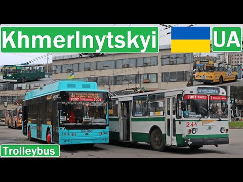 Видео: KHMELNYTSKYI TROLLEYBUS / Хмельницкий троллейбус 2020 [4K]