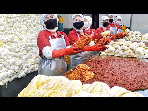 Видео: Идеальный и фантастический процесс массового производства корейской пищевой фабрики